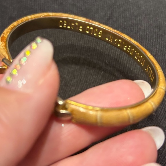 Gucci 14k gold plated Italian Luxury Vintage Bracelet - Picture 5 of 7